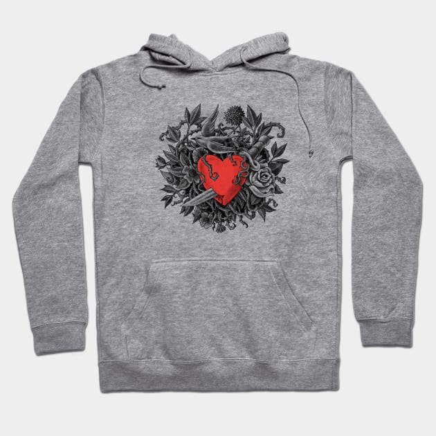 Heart of Thorns 2 Hoodie by Terry Fan